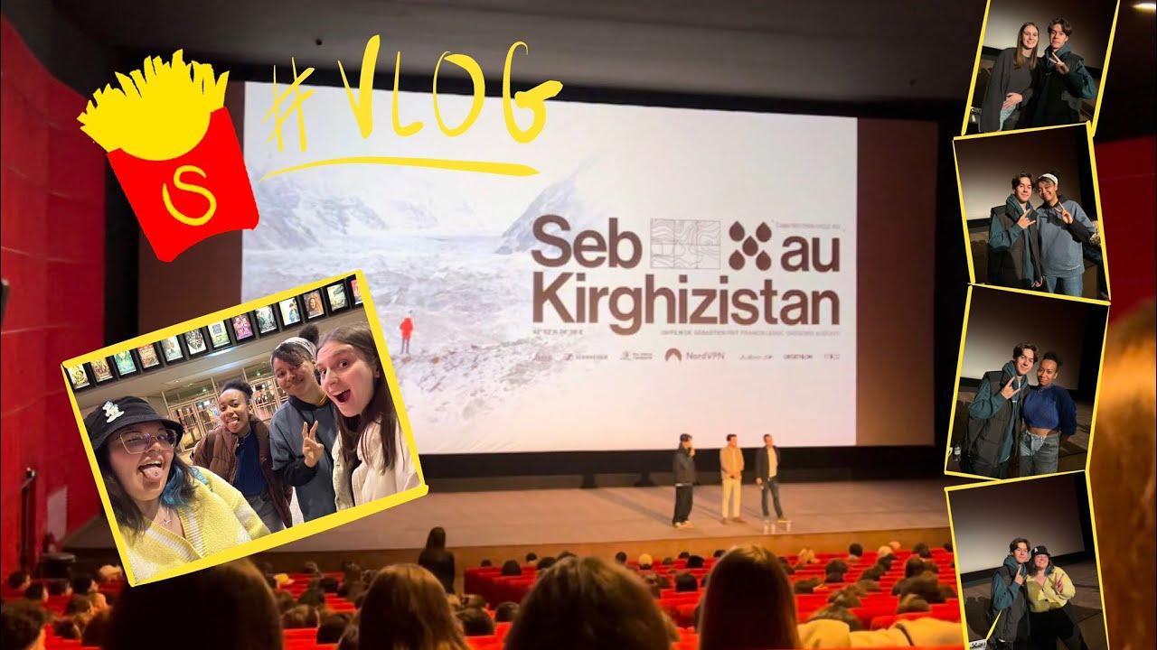 En route pour l’avant-première de SEB au Kirghizistan