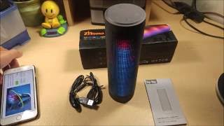 (:Review:) ZinSoko 16Watt Portable BlueTooth Speaker With LED Light Display ~BT Dance Light