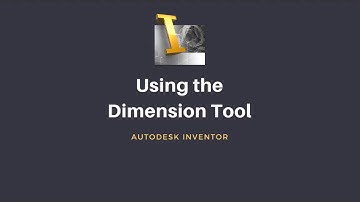 Inventor 5  - Dimension Tool