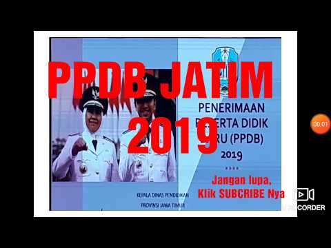 PPDB Jawa Timur (Jatim) 2019 SMA/SMK