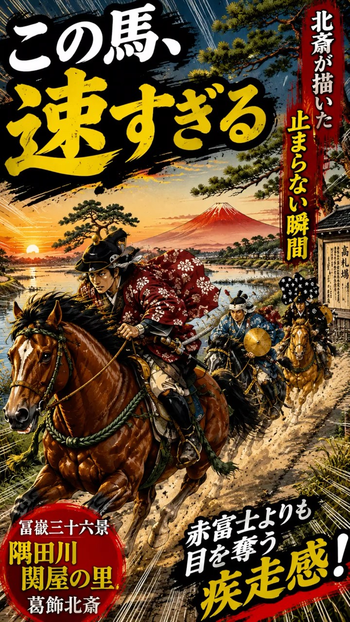 Why Is This Horse So Fast? [Sekiya Village on the Sumida River