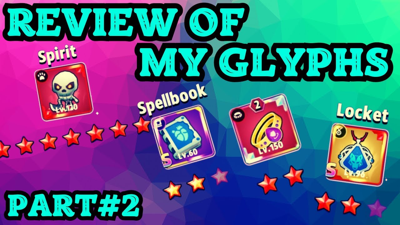ARCHERO REVIEW OF GLYPHS PET / BRACELET/ LOCKET / SPELLBOOK YouTube
