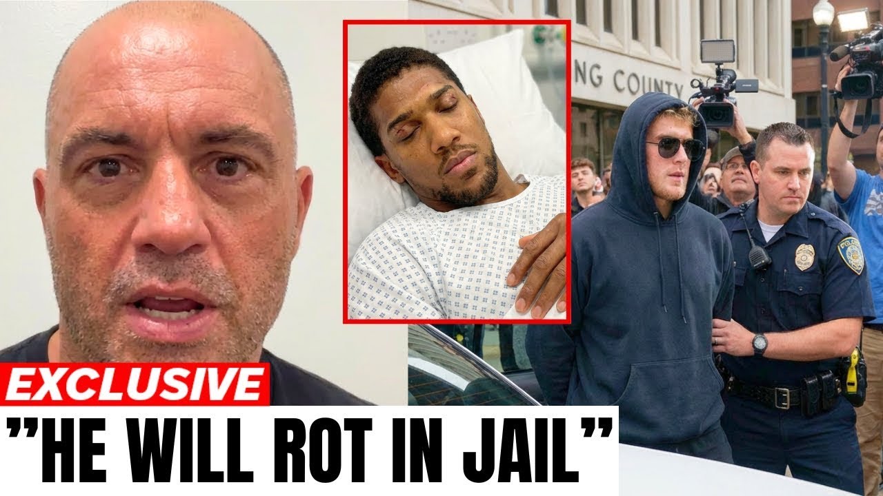 Joe Rogan SHOCKED as Logan Paul Gets ARRESTED in Anthony Joshua ...