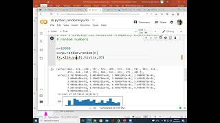 Generate histogram plot in python