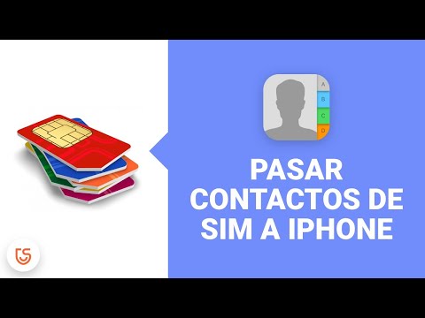 Vídeo: Com Copiar, Transferir O Transferir Contactes A Un IPhone Des D’una Targeta SIM, Un Altre IPhone O Un Telèfon Intel·ligent