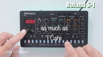 Roland S-1 Arpeggio & Sequencer Running  plus Notes on Keyboard - as much as I care
