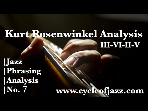 No.7】Jazz Phrasing Analysis / Kurt Rosenwinkel - YouTube