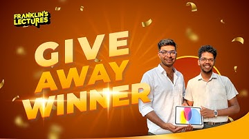 Give Away Contest Winner | Apple iPad Prize | Franklin