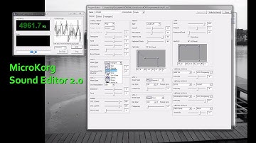 MicroKorg MIDI USB settings Einstellungen Sound Editor 2.0 PC Windows Mac