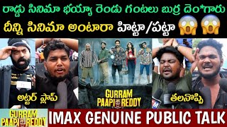 Gurram Paapi Reddy Original Imax Review  Gurram Paapireddy Movie Original Public Talk  Response