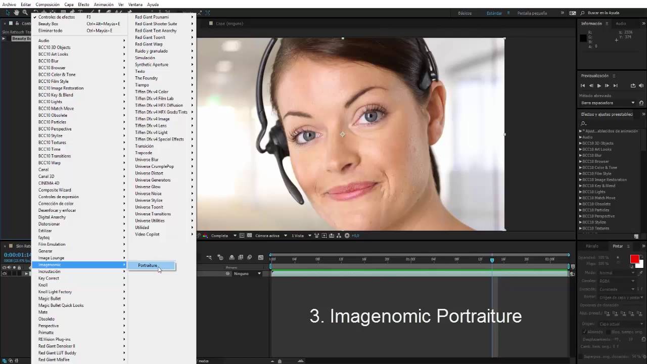 After Effect Cc Parte 70 Plugin Magic Bullet Cosmo Ii Youtube