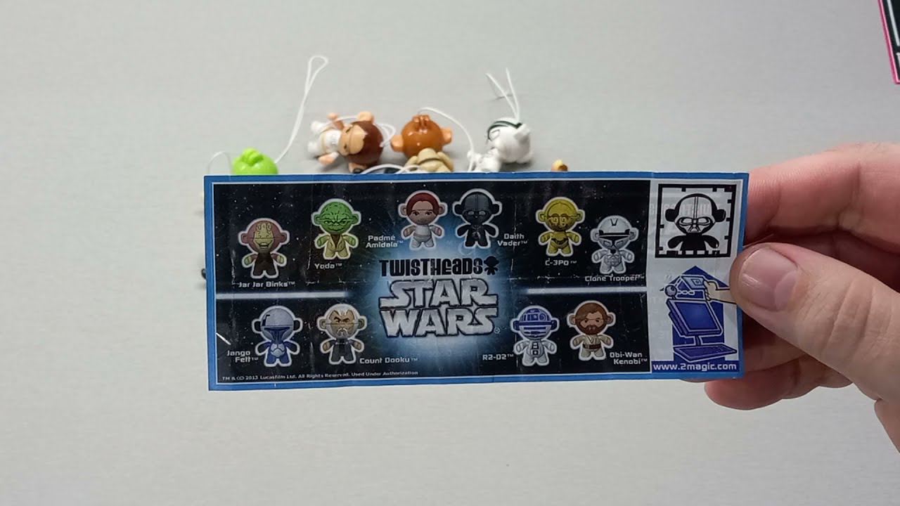 ЗВЁЗДНЫЕ ВОЙНЫ - STAR WARS - TWISTHEADS - Киндер Сюрприз - 2012 - серия из Kinder Surprise