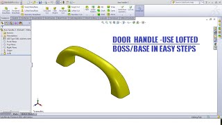 SOLIDWORKS LEARNING TUTORIAL  HOW TO  USE  LOFT  FEATURE