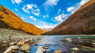 Зимняя Абхазия 2021 Таймлэпс видео Winter Abkhazia 2021 Timelapse video