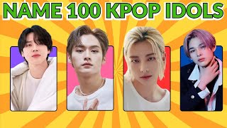 CAN YOU GUESS 100 KPOP IDOLS IN 1 SECOND | K-pop GAMES | Name the Kpop idols | KPOP QUIZ | KPOP QUIZ