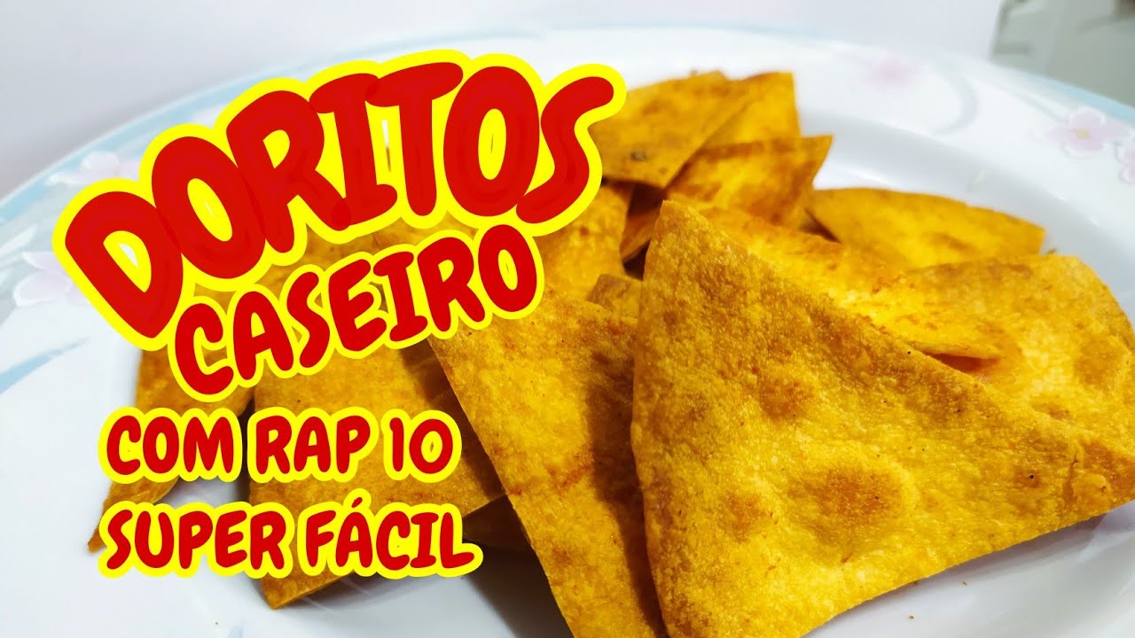 #121 Doritos Caseiro | Receita Com Massa de Rap10 | Super Saboroso | Muito Crocante |