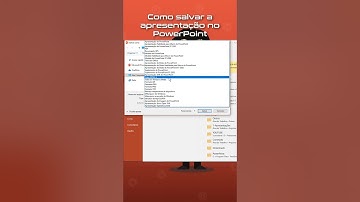 Como salvar as suas apresentações no PowerPoint #powerpoint #microsoft #slide #treinandosoftwares