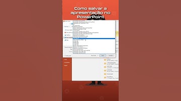 Como salvar as suas apresentações no PowerPoint #powerpoint #microsoft #slide #treinandosoftwares