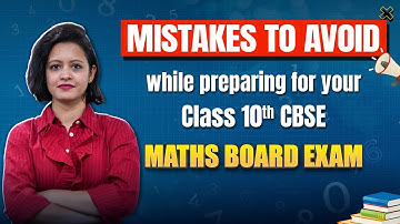 These Mistakes Can RUIN Your Class 10 Maths Board Exam!😱📉 | #class10maths #boardexam #boardexam2025