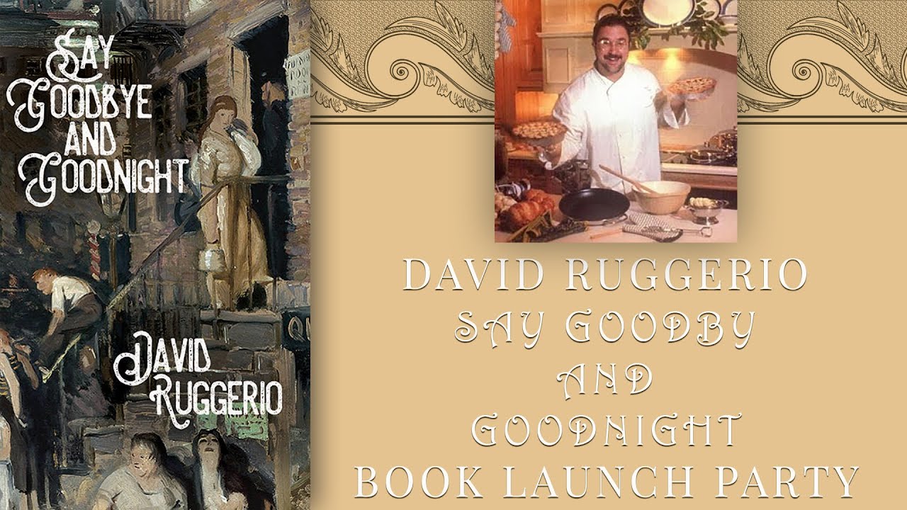 David Ruggerio Say Goodbye and Goodnight book launch party with Desiree Duffy on Books That Make You