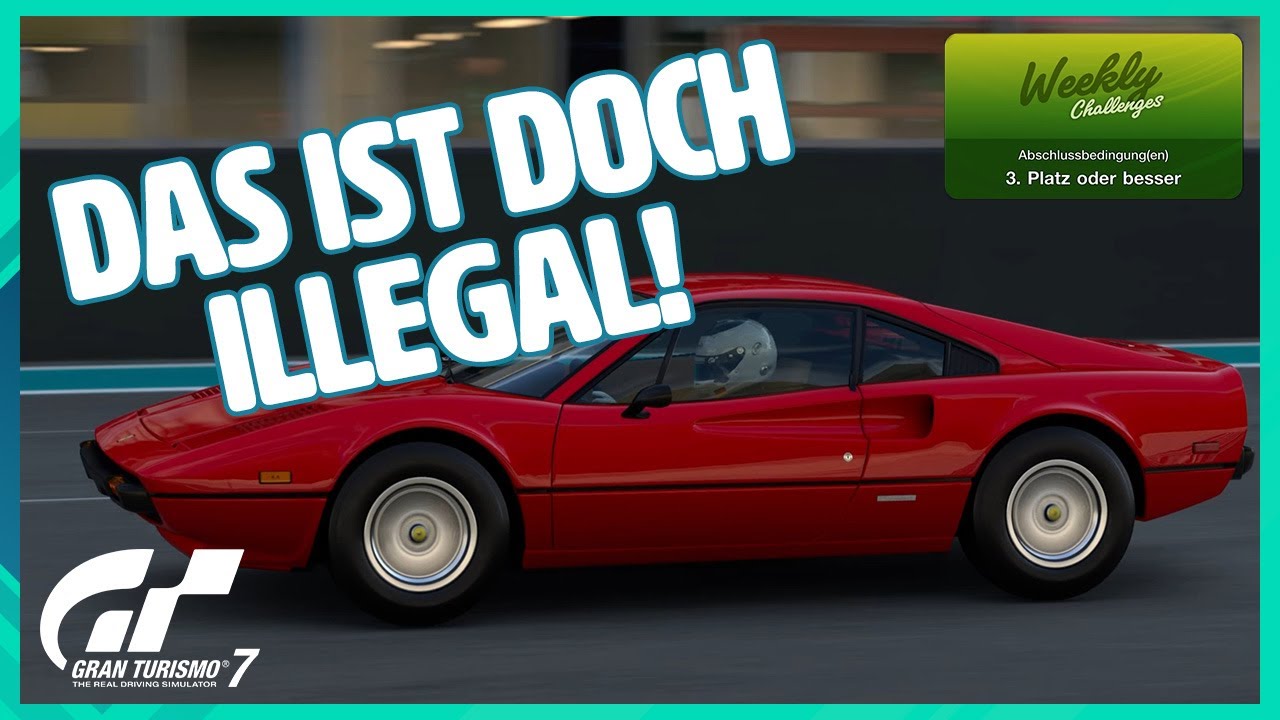 Weekly Challenge - Illegal mit dem Ferrari 308 GTB unterwegs! | Gran Turismo 7 VR2