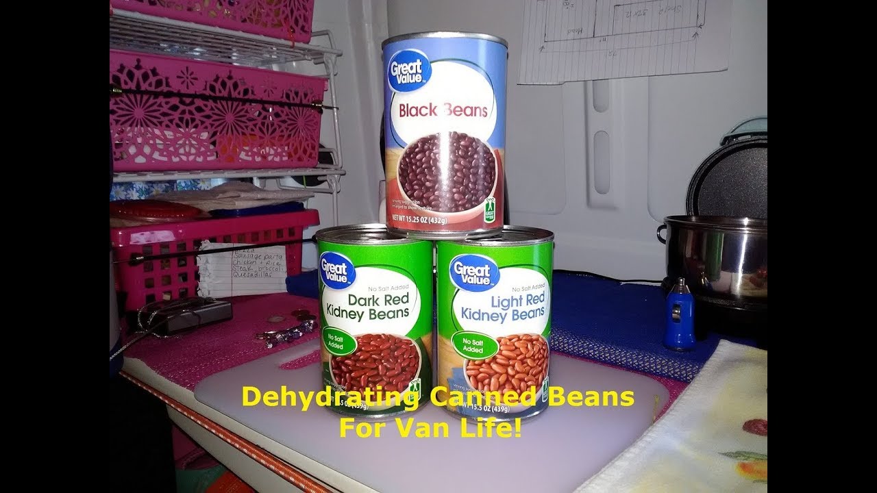 Dehydrating Beans For Living in a Van/Camping YouTube