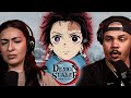 Demon Slayer Season 1 Episode 1-4 Reaction | Our First Anime Experience! 🔥