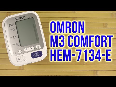 Распаковка OMRON M3 Comfort HEM-7134-E Распаковка OMRON M3 Comfort HEM-7134-E