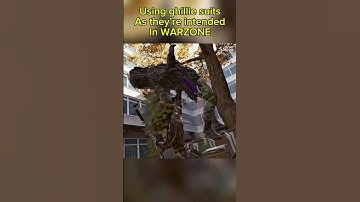 Using WARZONE’S GHILLIE SUITS as they’re intended 🙂‍↕️#warzone #ghilliesuit #cod #gaming #fyp