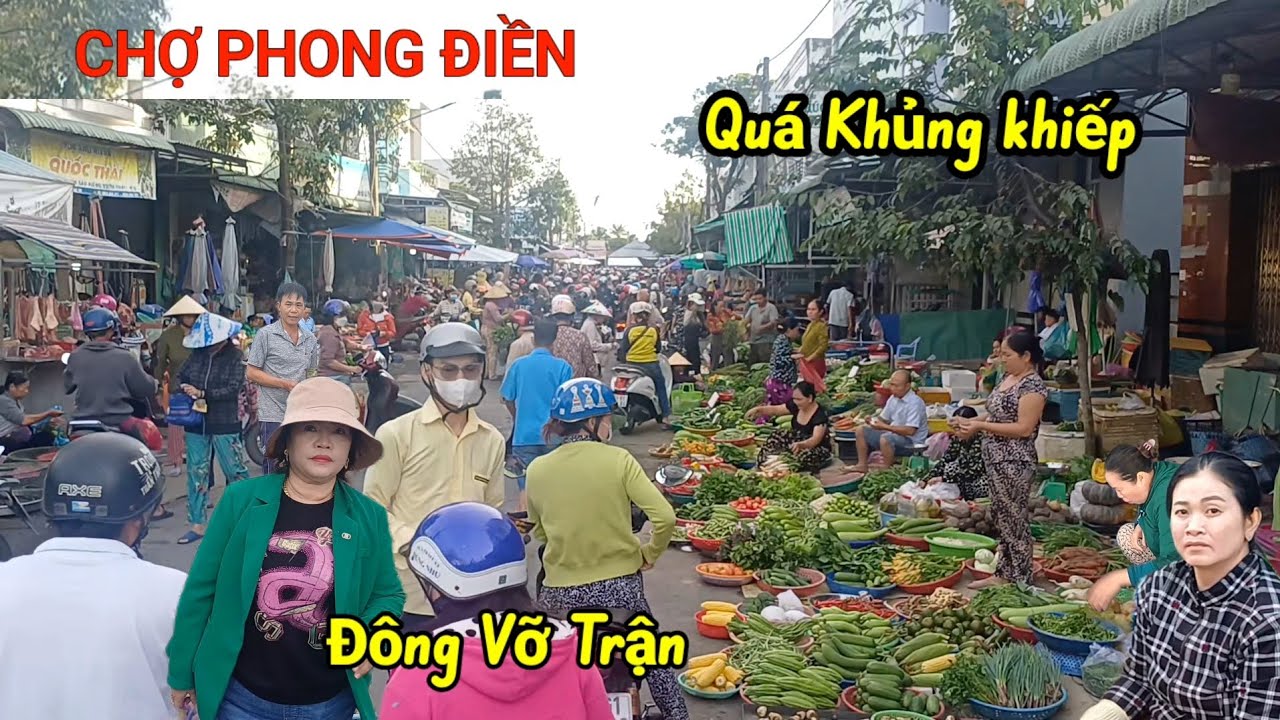 Ngập tràn rau củ, Cá Đồng, Chợ Phong Điền - Cần Thơ, toàn Đặc Sản đồ đồng 