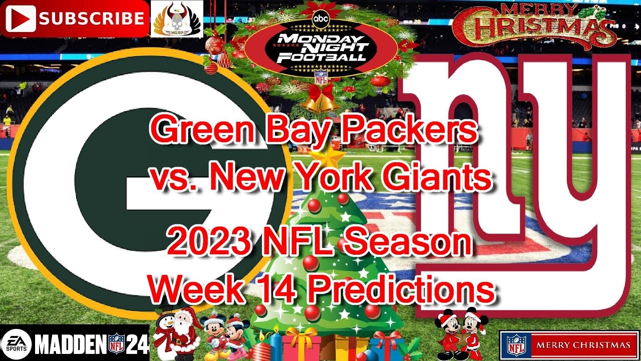 Green Bay Packers vs. New York Giants | 2023 NFL Season Week 14 ...