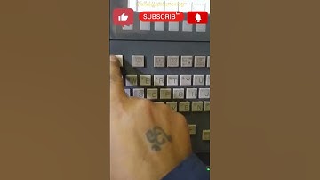 CNC machine/Short video/Tool/Offset/Reset/Fanuc control