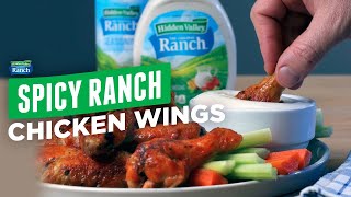 Spicy Ranch Chicken Wings