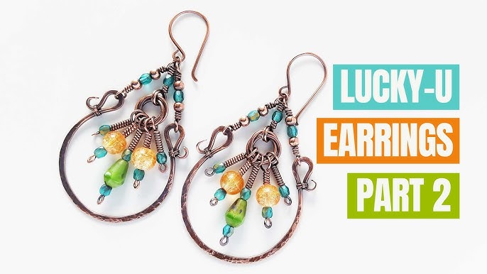 Modern Big Loop Ear Wires: A Wirework Basics Tutorial - Door 44