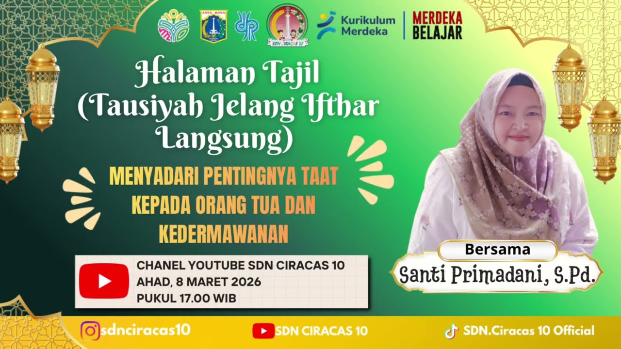 “HALAMAN TAJIL” Ahad,08 Maret 2026