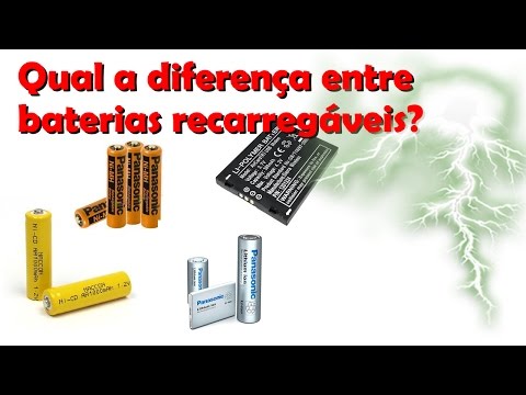 Vídeo: Para Que Servem As Baterias Recarregáveis?