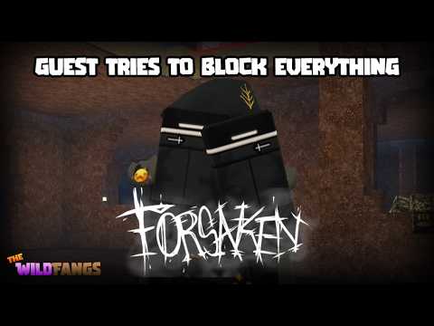 Guest mains tries to block EVERYTHING (Forsaken Roblox Animation)