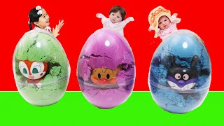 アンパンマン アニメ おもちゃ 透明なたまご 何が出るかな?