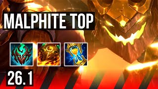 MALPHITE vs HEIMERDINGER (TOP) | 39K damage | KR Master | 26.1