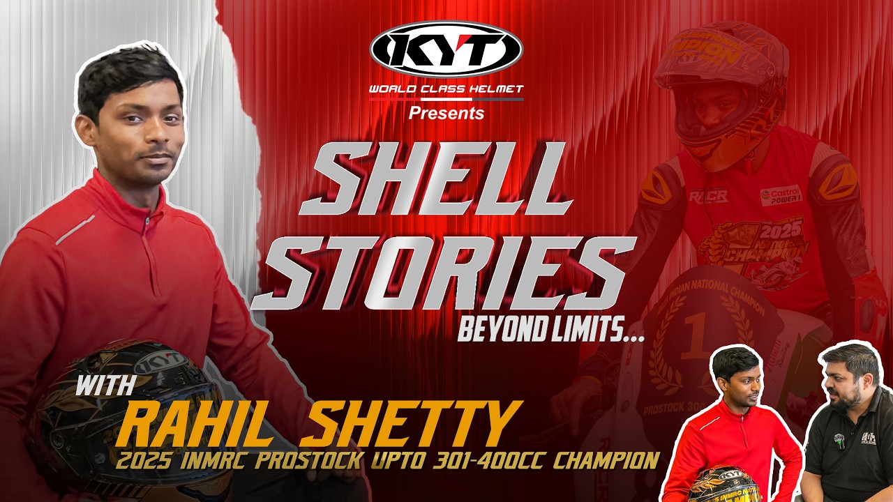 Rahil P INMRC Champion Rahil Shetty Talks Helmets, Crashes & KYT Performance ...