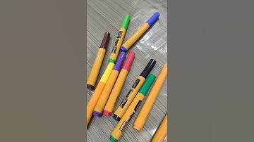 Super Chisel Marker  #camlinbrushpens #camlinbrushpen #shayanashajahan #viralshorts #colourbrushpen