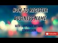 How to Register Business Name in Nigeria