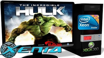 XENIA 1.06ML [Xbox 360] - The Incredible Hulk [Gameplay] Vulkan api #2