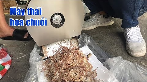 Máy thái hoa chuối, thái bắp cải đa năng thái đủ đủ, cà rốt, hành tây, giò chả, măng củ