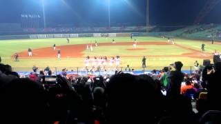 20131120 2013亞洲職棒大賽 冠軍賽 坎培拉騎兵 VS 統一獅 UNI-GIRL SHOW PART1