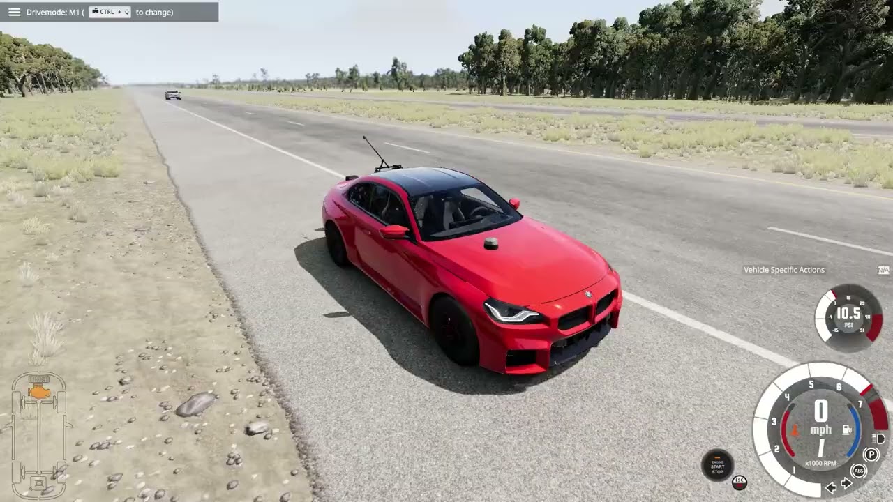 BMW M2 G87 - DRIFT - DRAG RACING - MODS / BEAMNG /