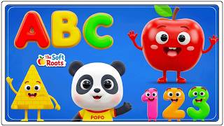 Preschool Learning activities for 3 year olds at home | Learn ABC Phonics Shapes Numbers Colors 🌈 screenshot 2