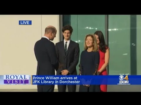 Prince William arrives