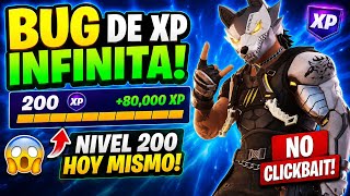 ✅️ MEJOR TRUCO PARA OBTENER XP EN FORTNITE 👀 CORRE 🏃♂️ SIN TIEMPO DE ESPERA ⏳️😱🎮