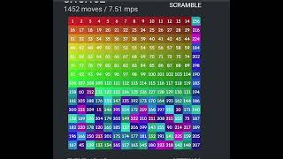 15x15 loopover puzzle solved in 5:53.143
